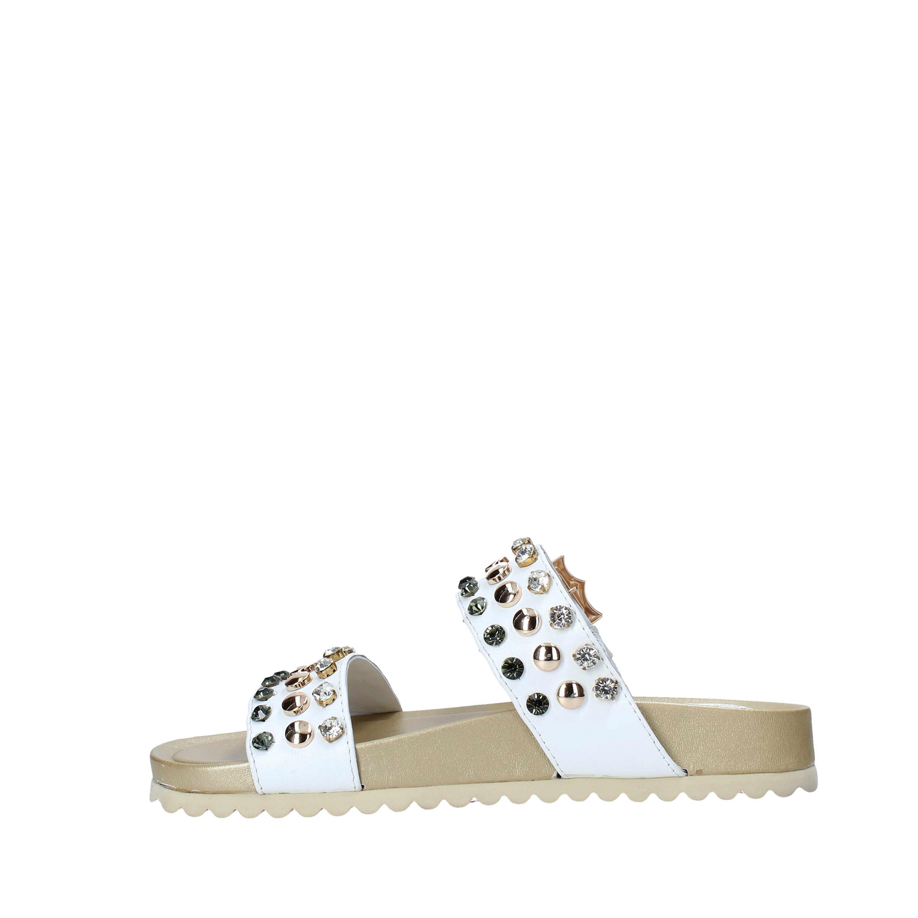 Sandali zeppa Bianco Melluso