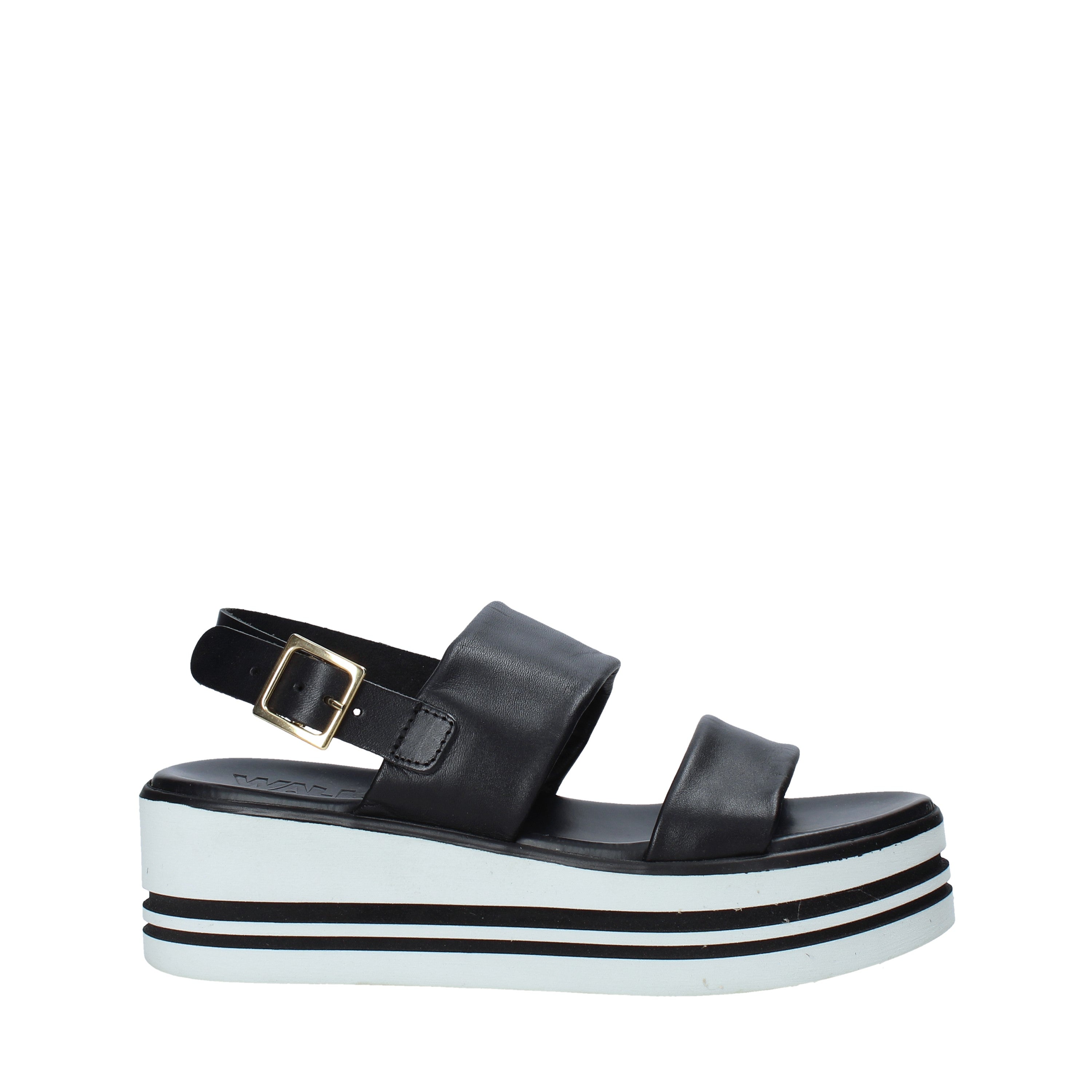 Sandali zeppa Nero Melluso