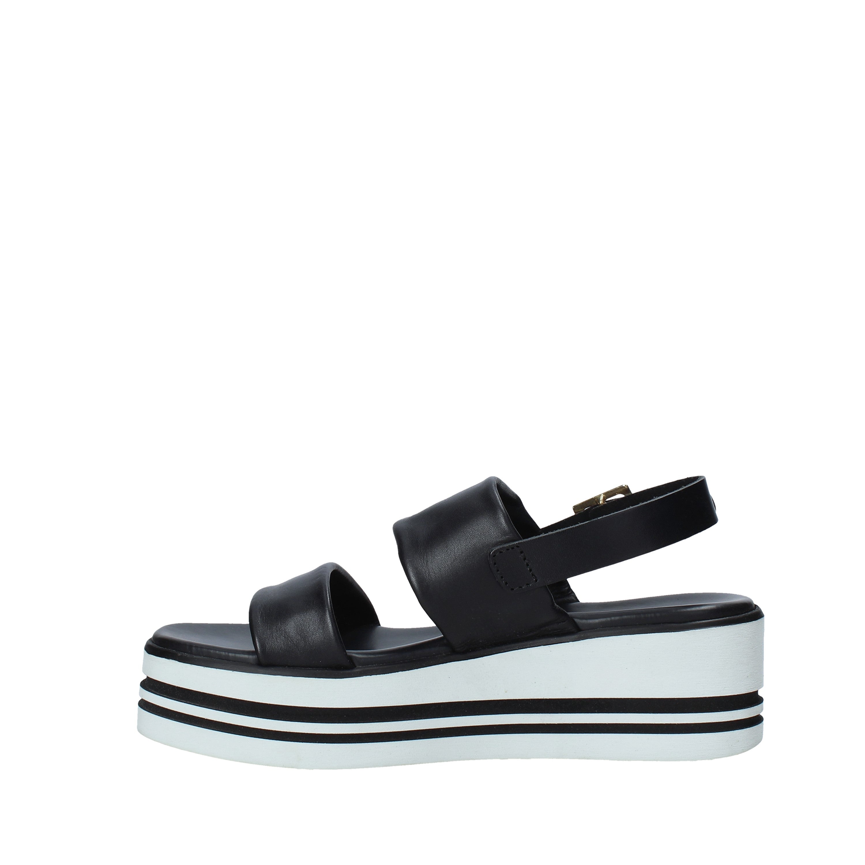 Sandali zeppa Nero Melluso