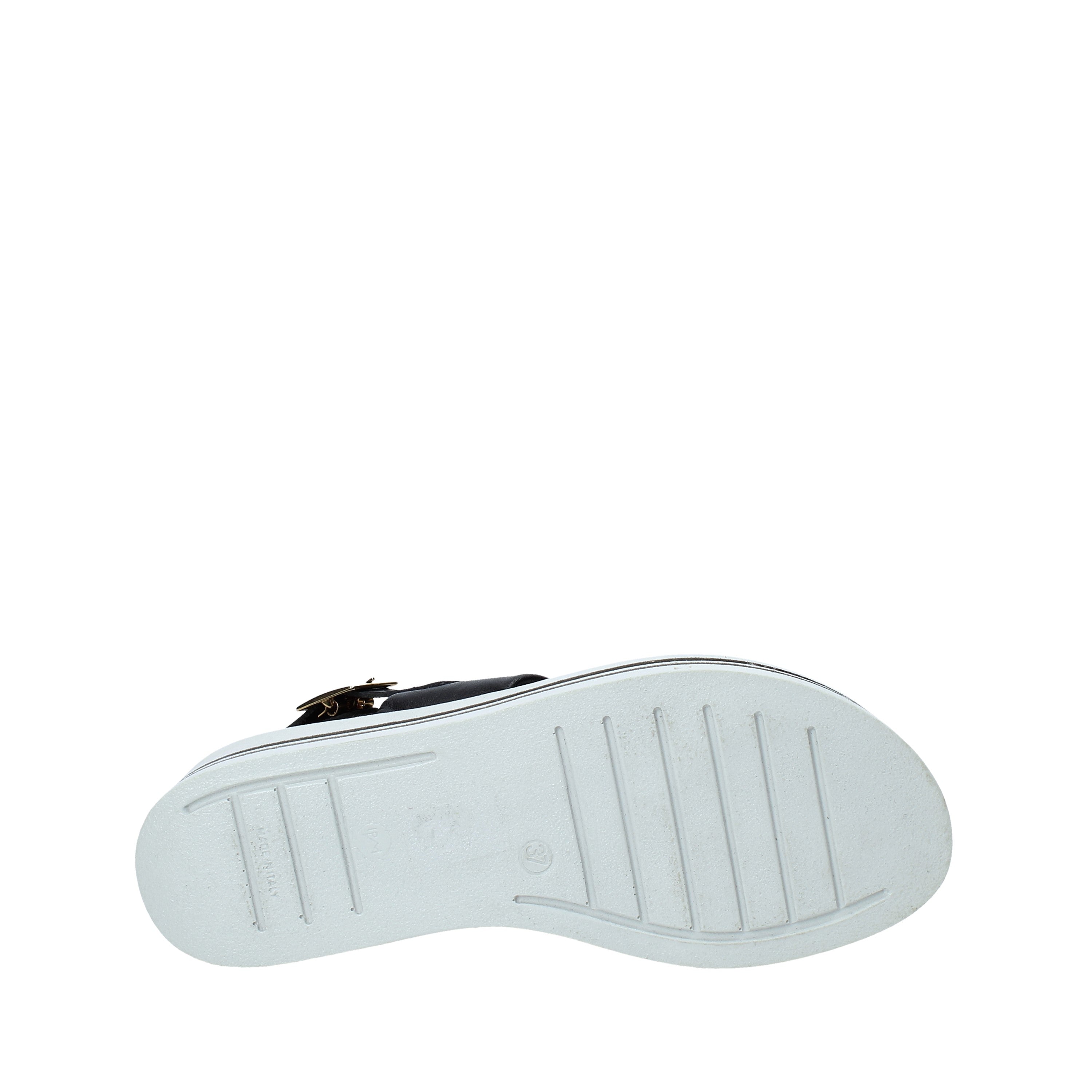 Sandali zeppa Nero Melluso