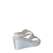 Sandali zeppa Grigio Melluso