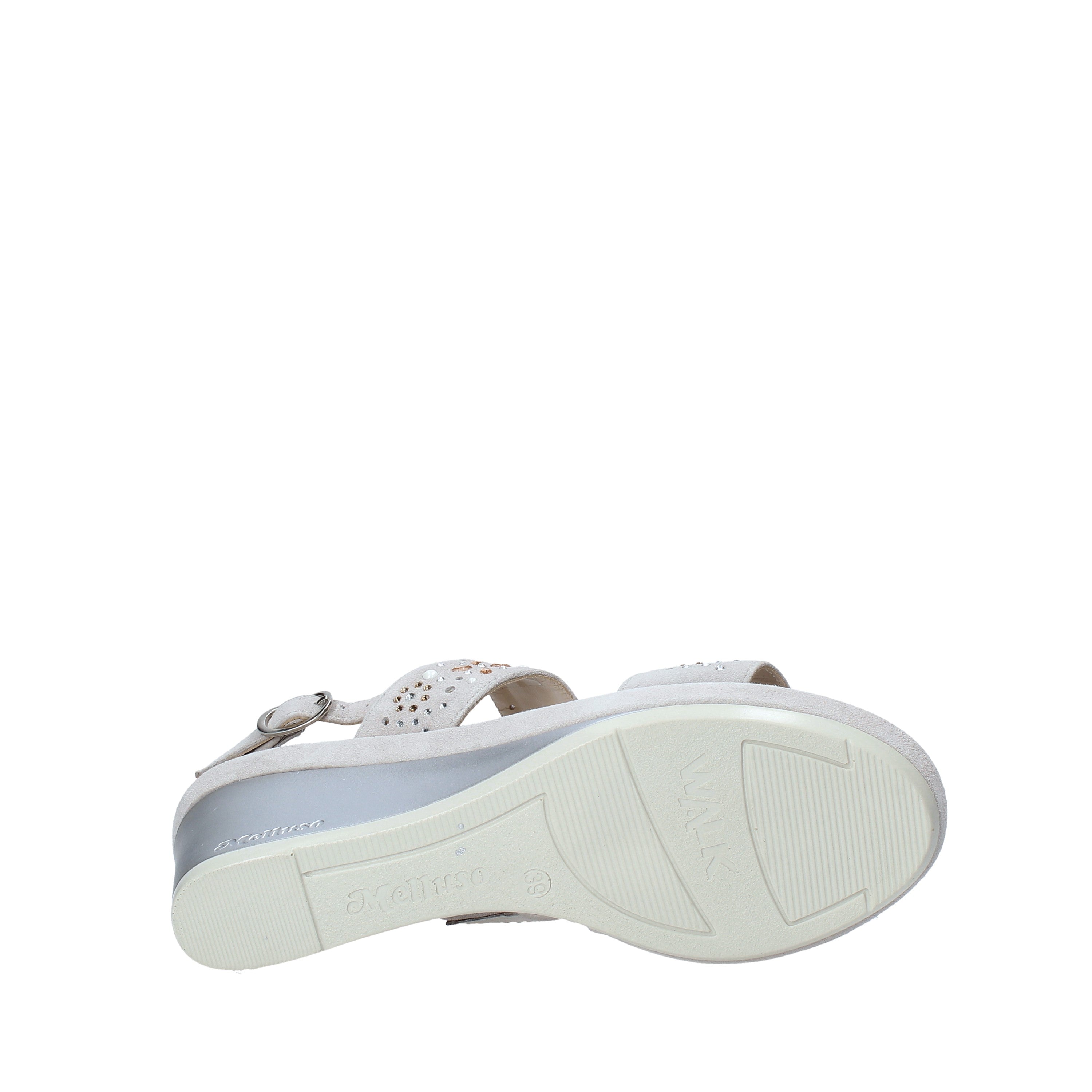 Sandali zeppa Grigio Melluso