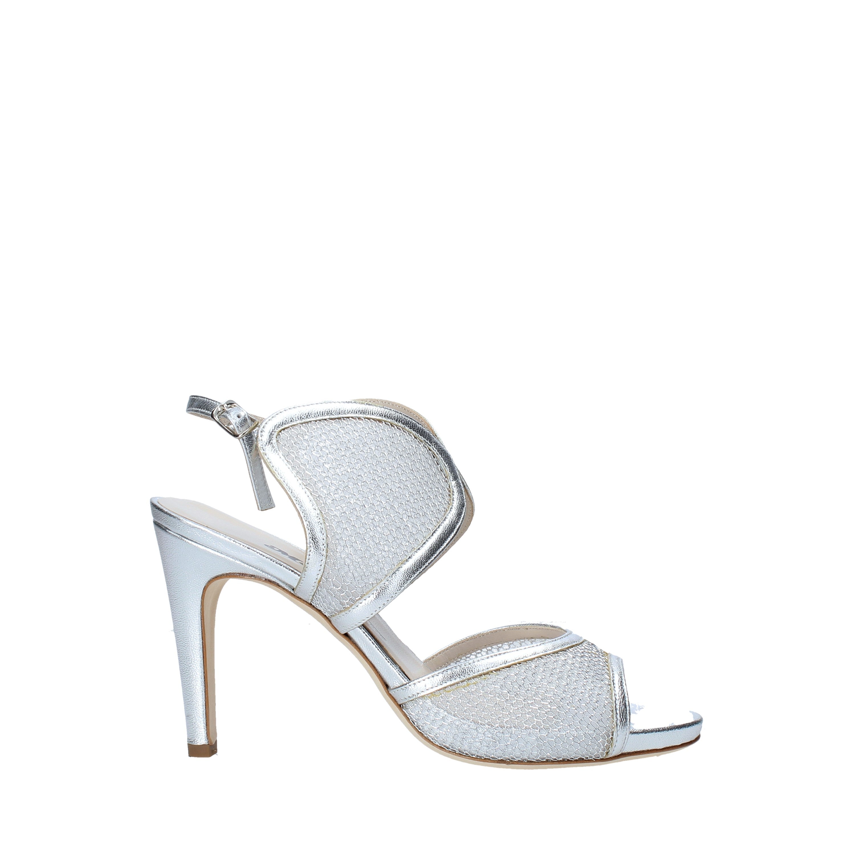 Sandali tacco Argentato Melluso