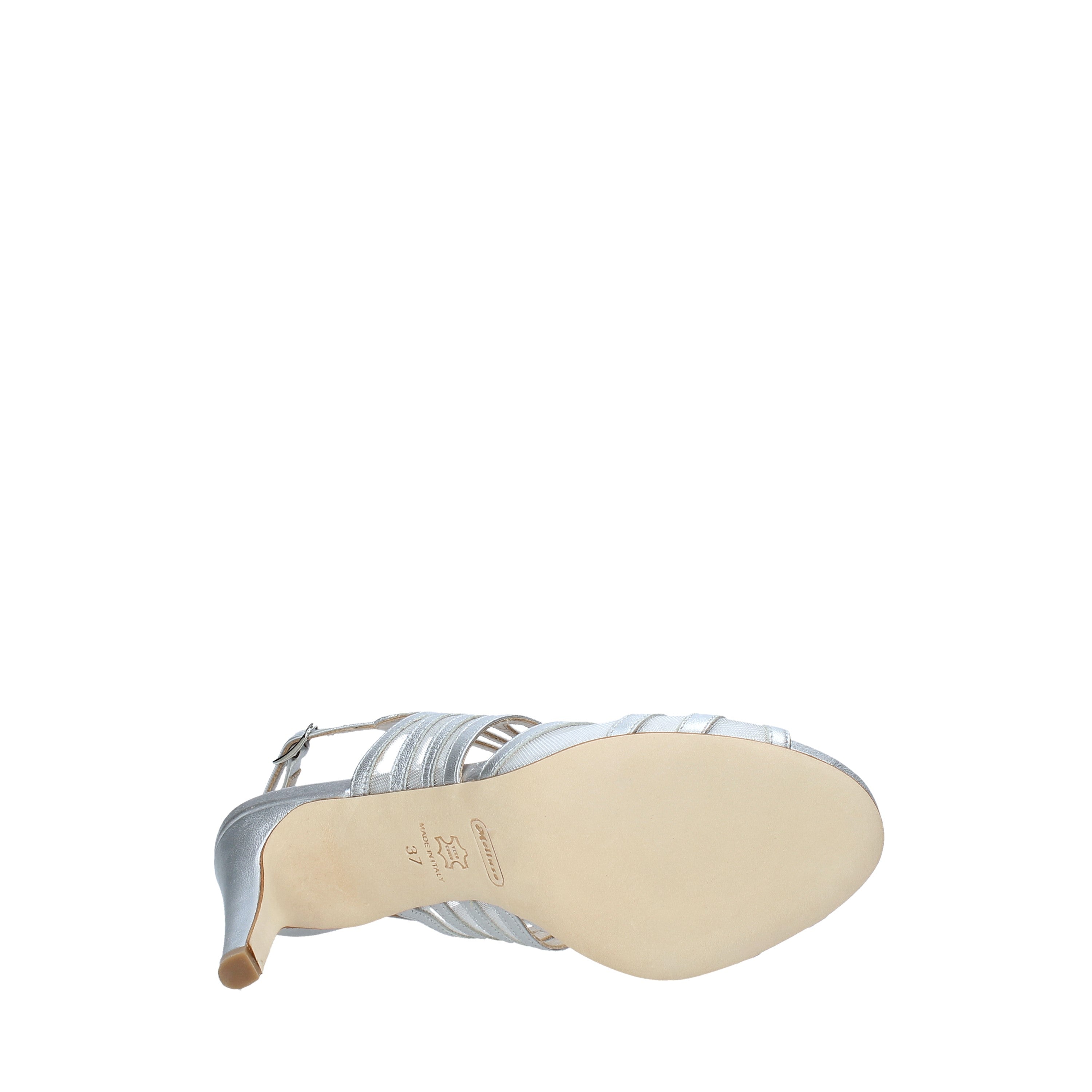 Sandali tacco Argento Melluso