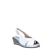 Sandali zeppa Bianco Melluso