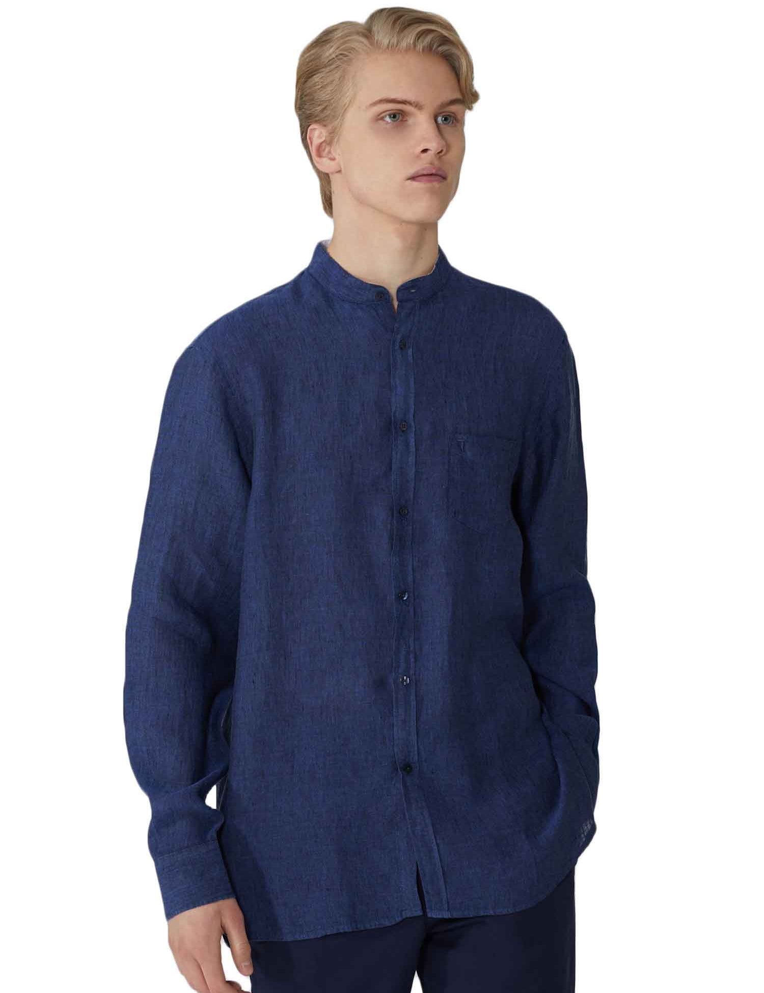 Camicie Blu Trussardi Jeans