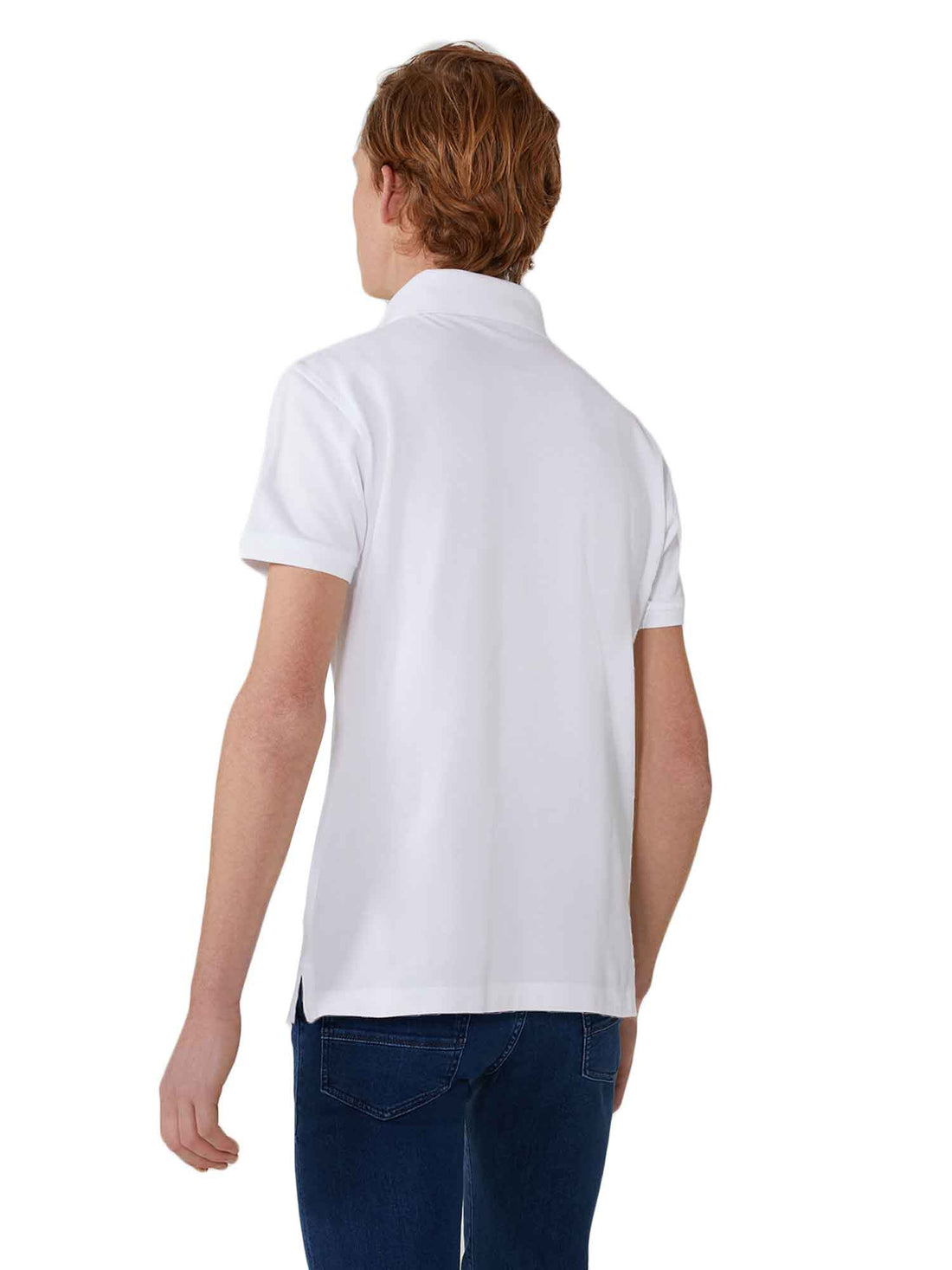 Polo Bianco Trussardi Jeans