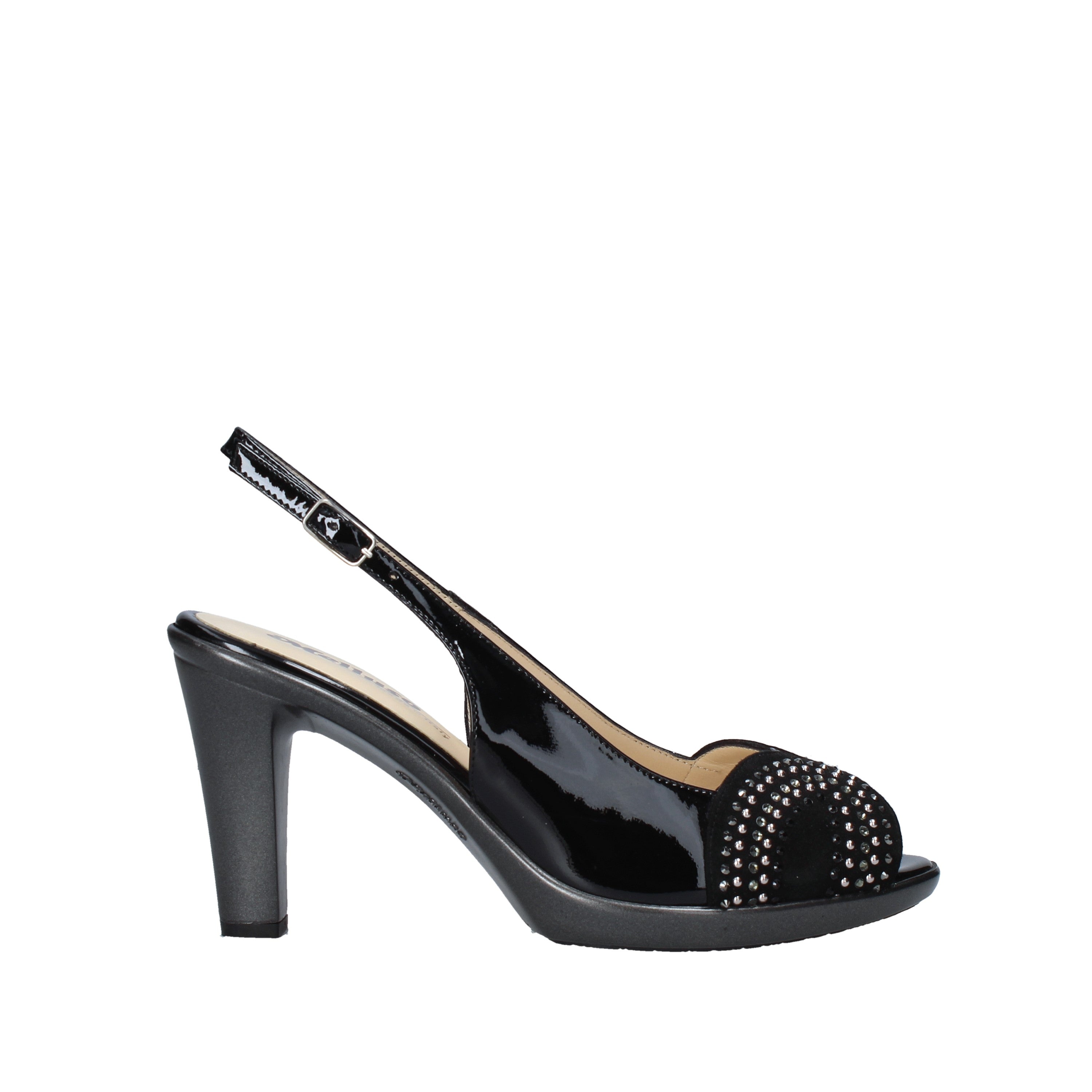 Sandali tacco Nero Melluso