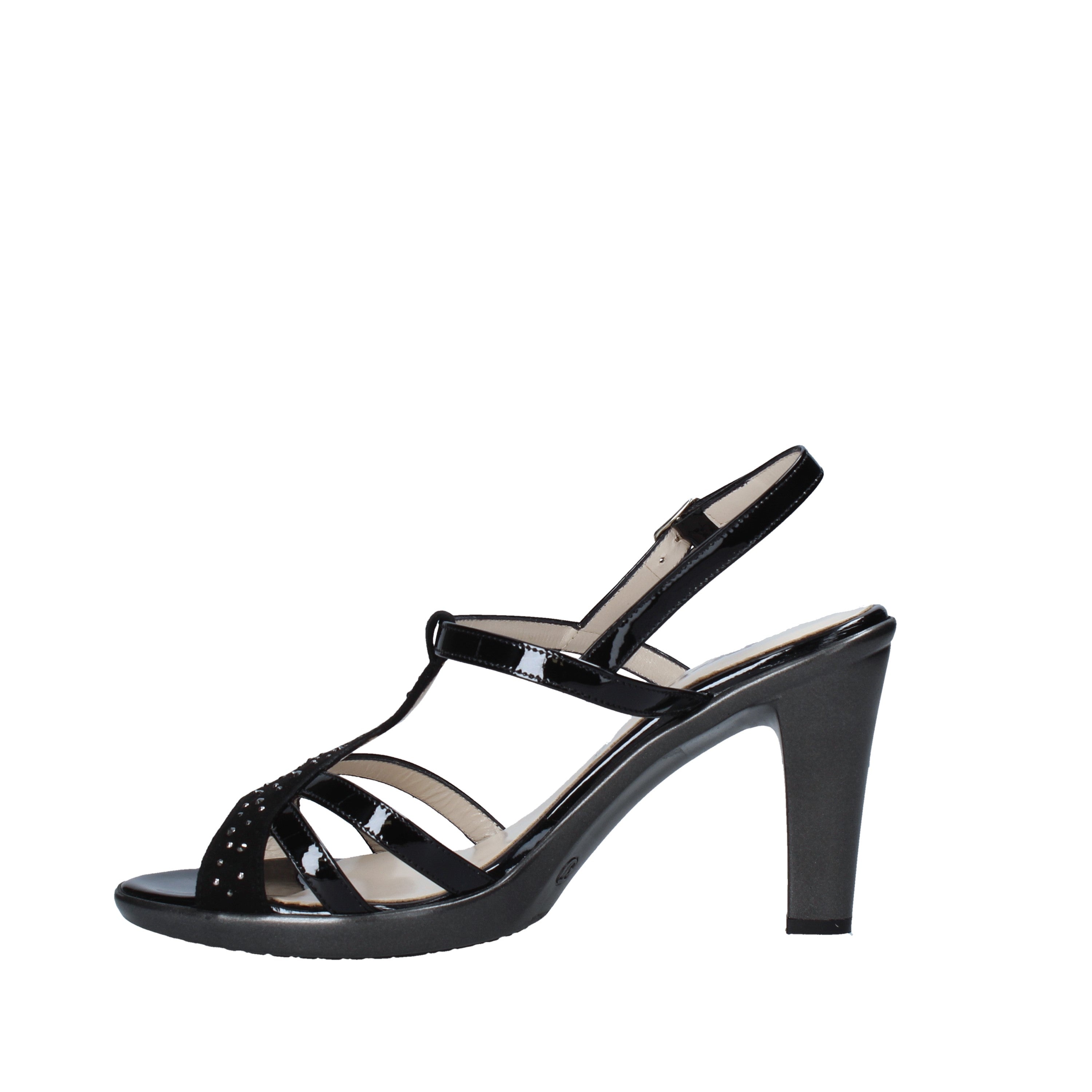 Sandali tacco Nero Melluso