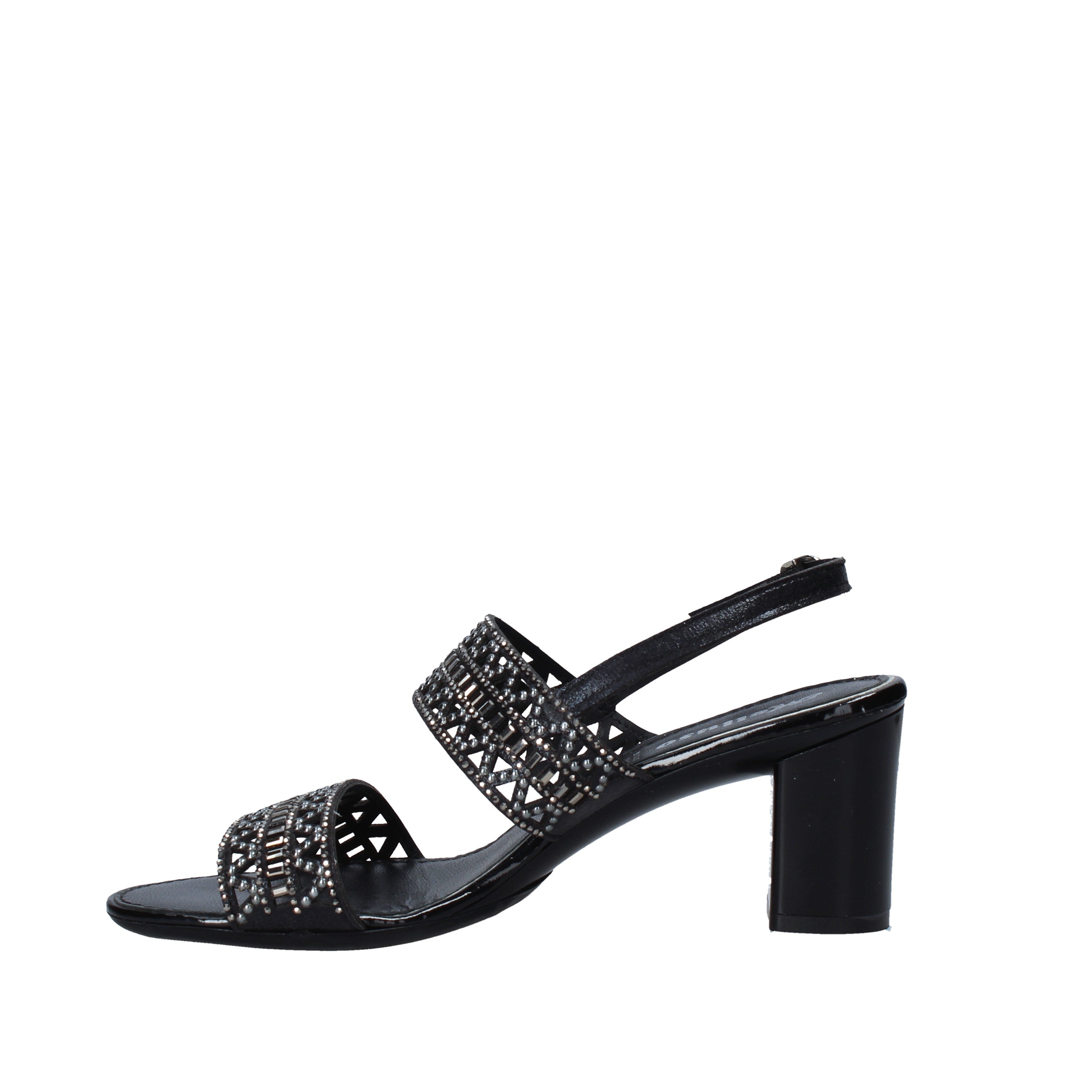 Sandali tacco Nero Melluso