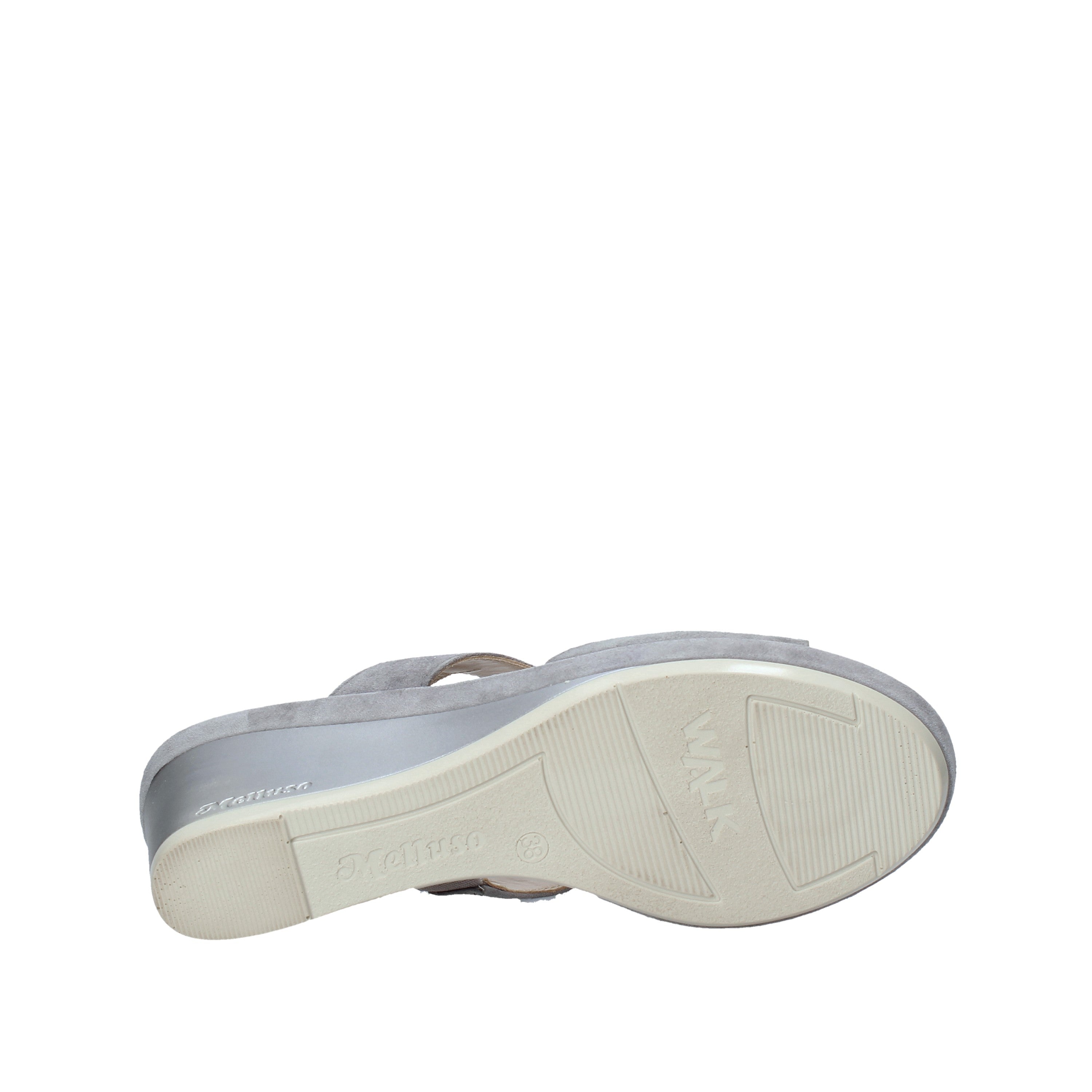 Sandali zeppa Grigio Melluso