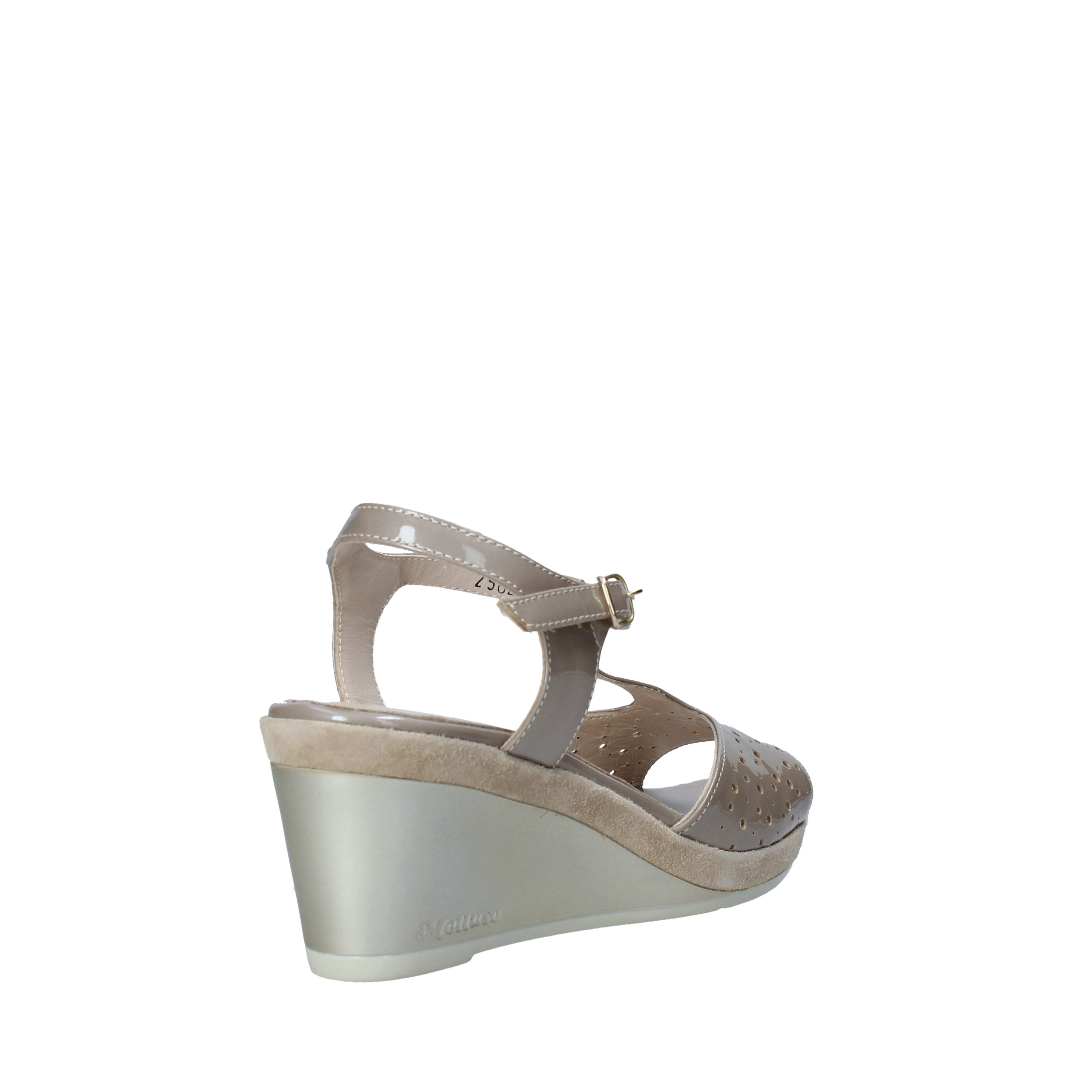 Sandali zeppa Beige Melluso