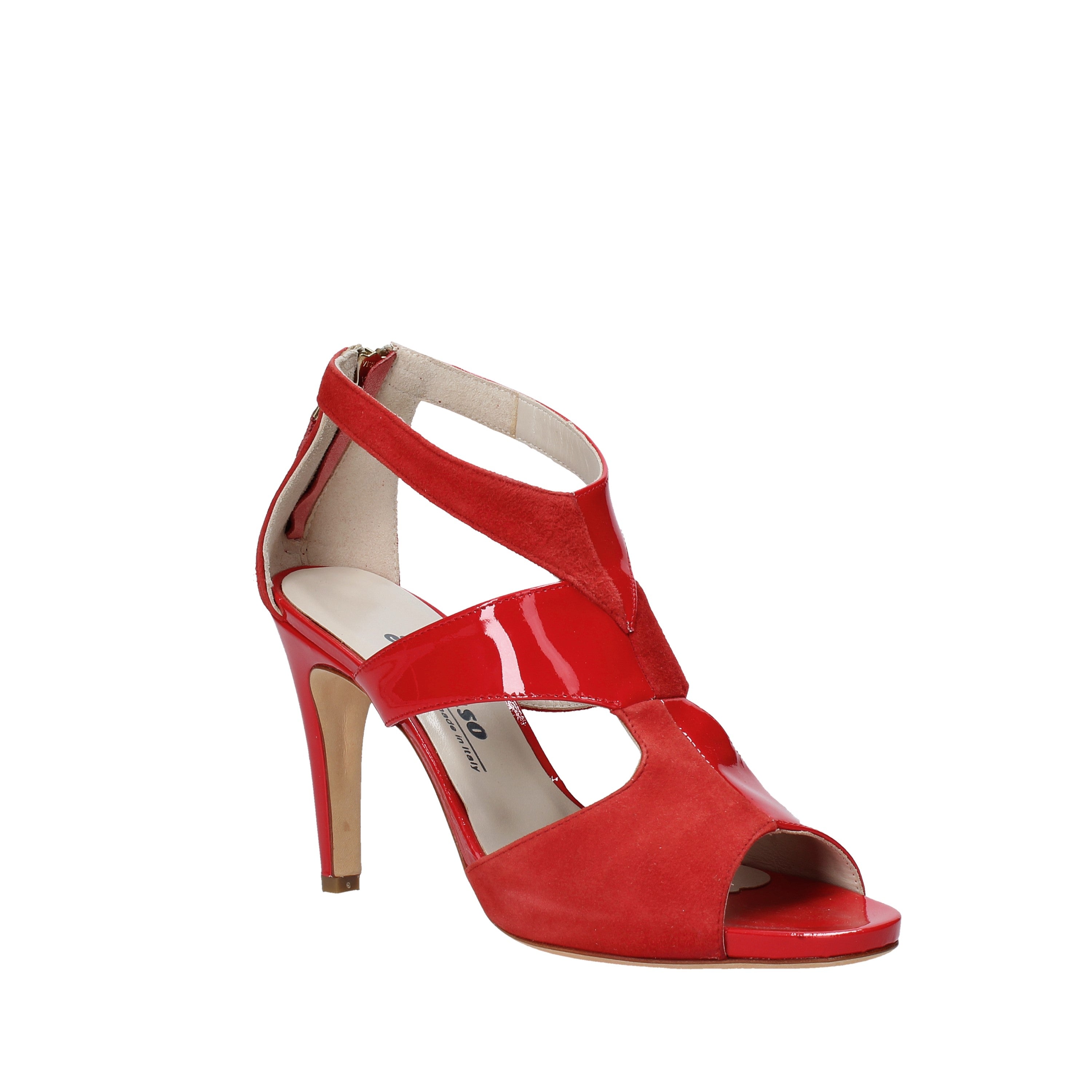 Sandali tacco Rosso Melluso