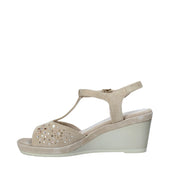 Sandali zeppa Beige Melluso