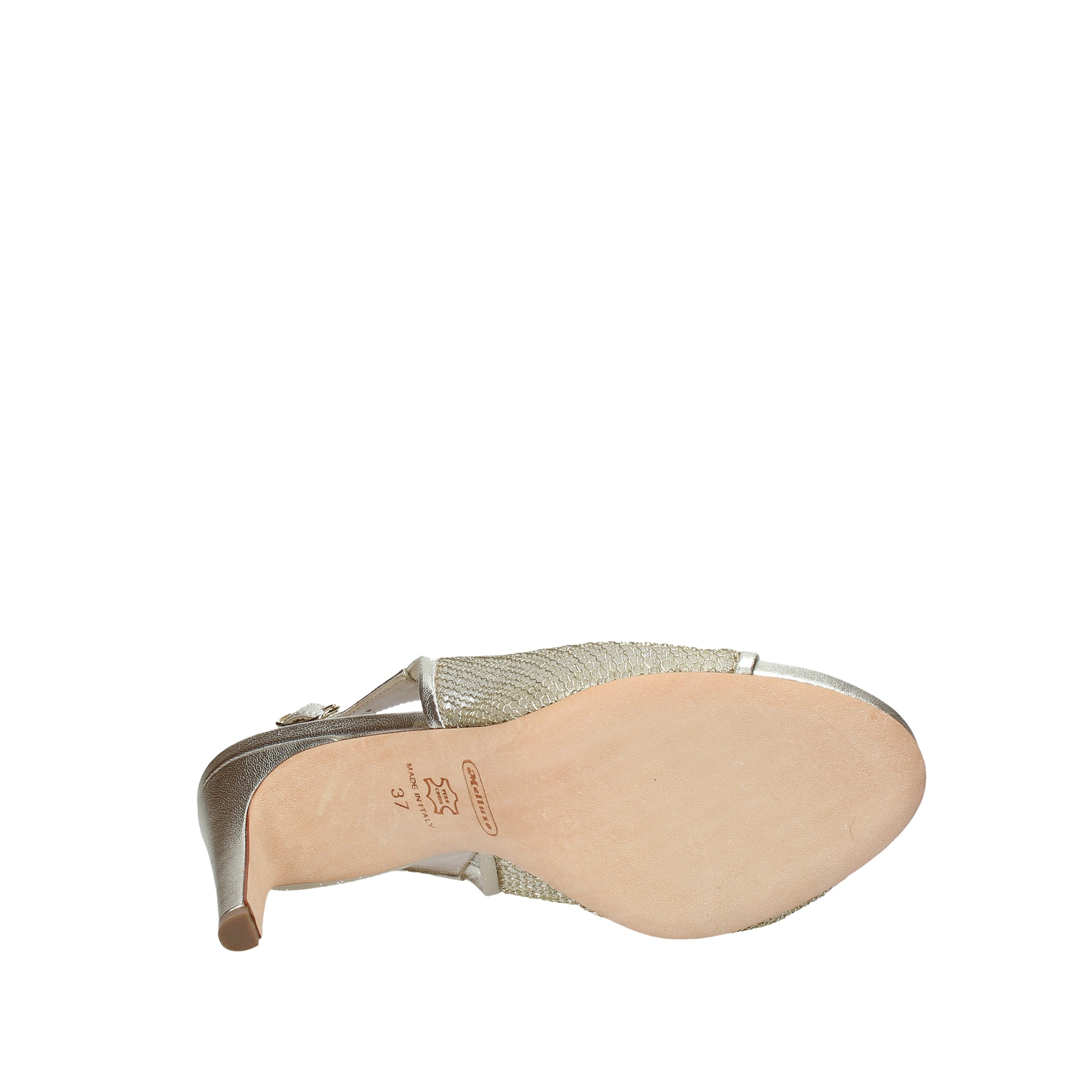 Sandali tacco Dorato Melluso