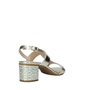 Sandali tacco Dorato Melluso