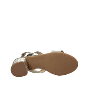 Sandali tacco Dorato Melluso