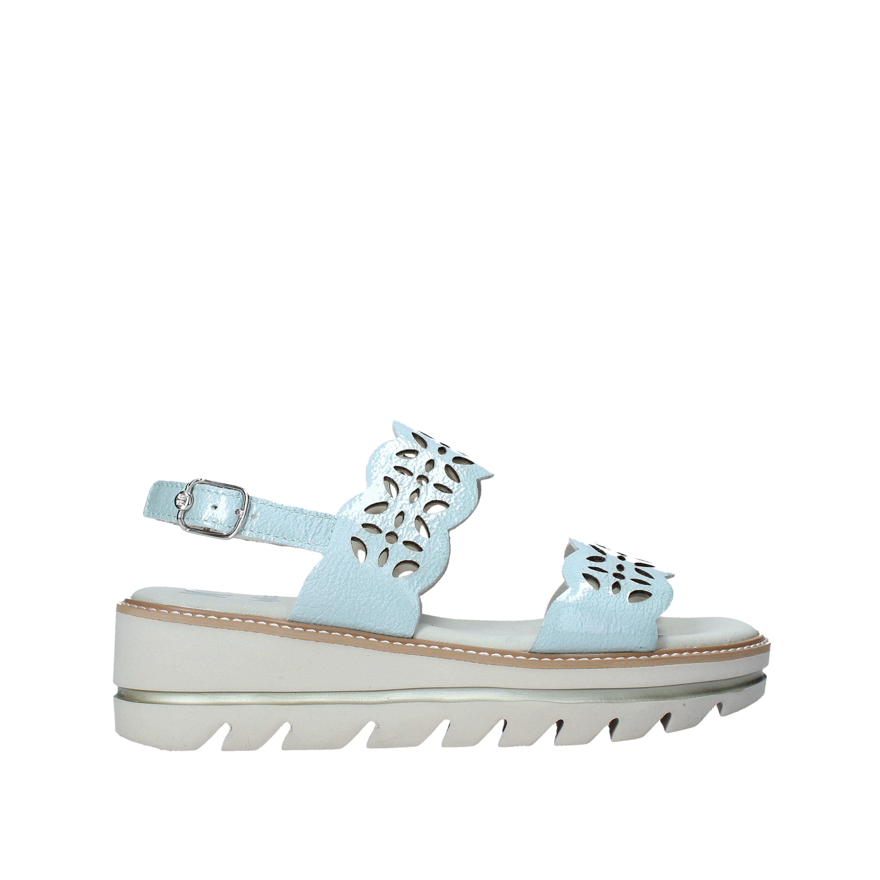 Sandali zeppa Verde Callaghan