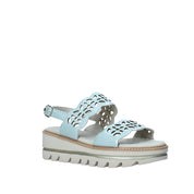 Sandali zeppa Verde Callaghan