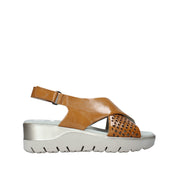 Sandali zeppa Marrone Callaghan