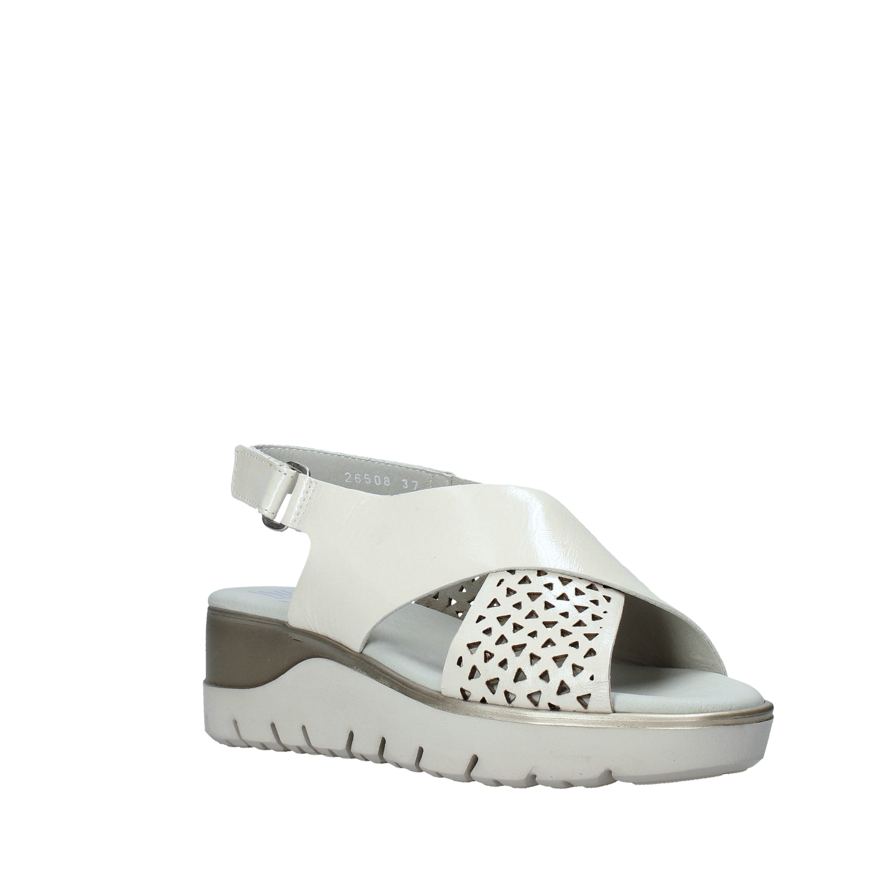 Sandali zeppa Bianco Callaghan