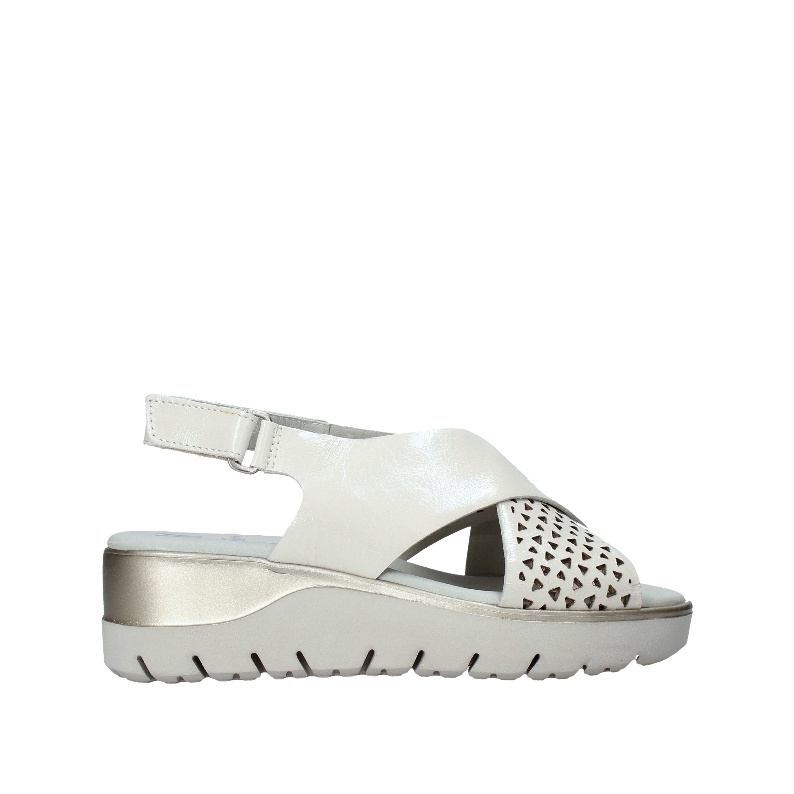 Sandali zeppa Bianco Callaghan