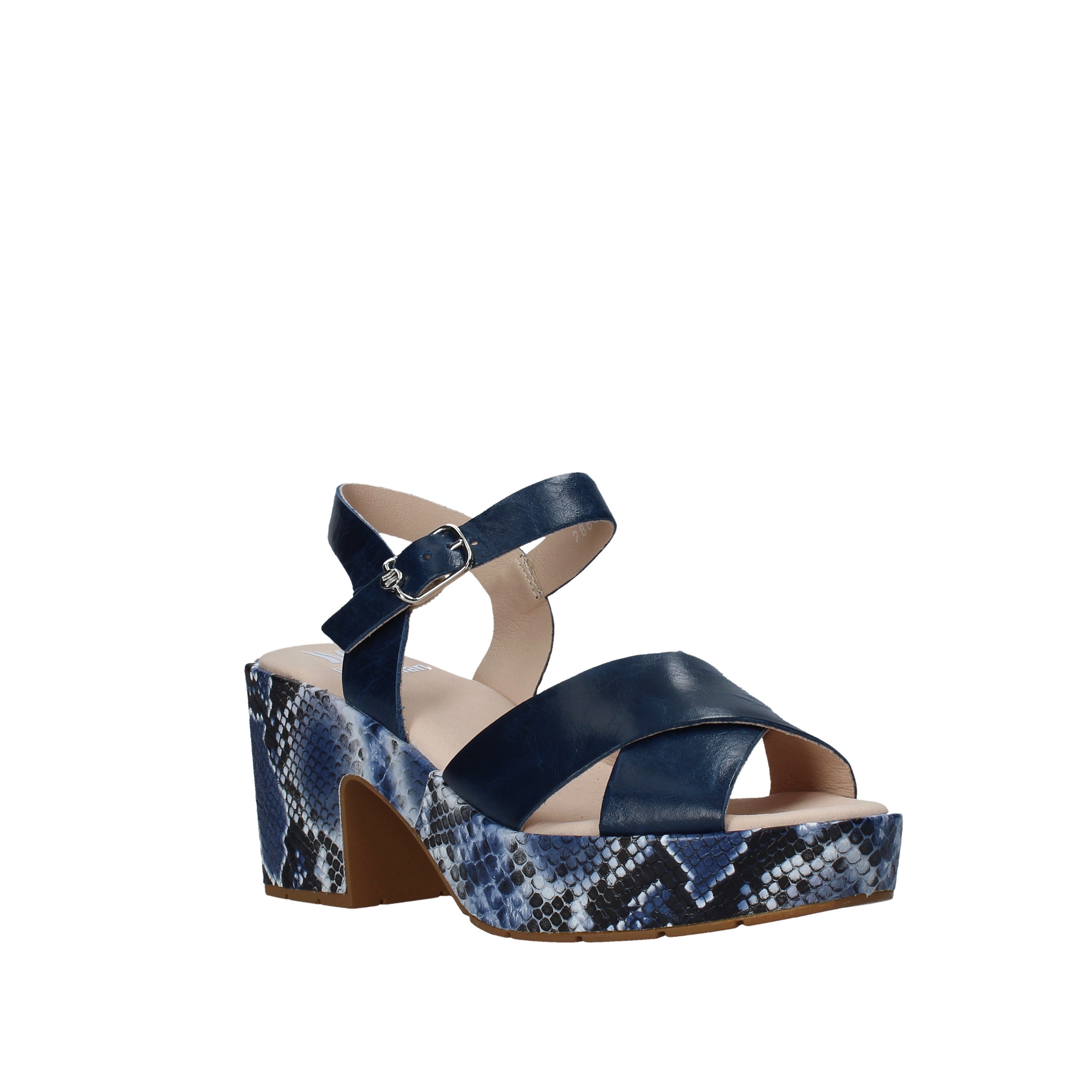 Sandali tacco Blu Callaghan