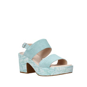 Sandali tacco Verde Callaghan