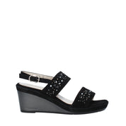 Sandali zeppa Nero Melluso