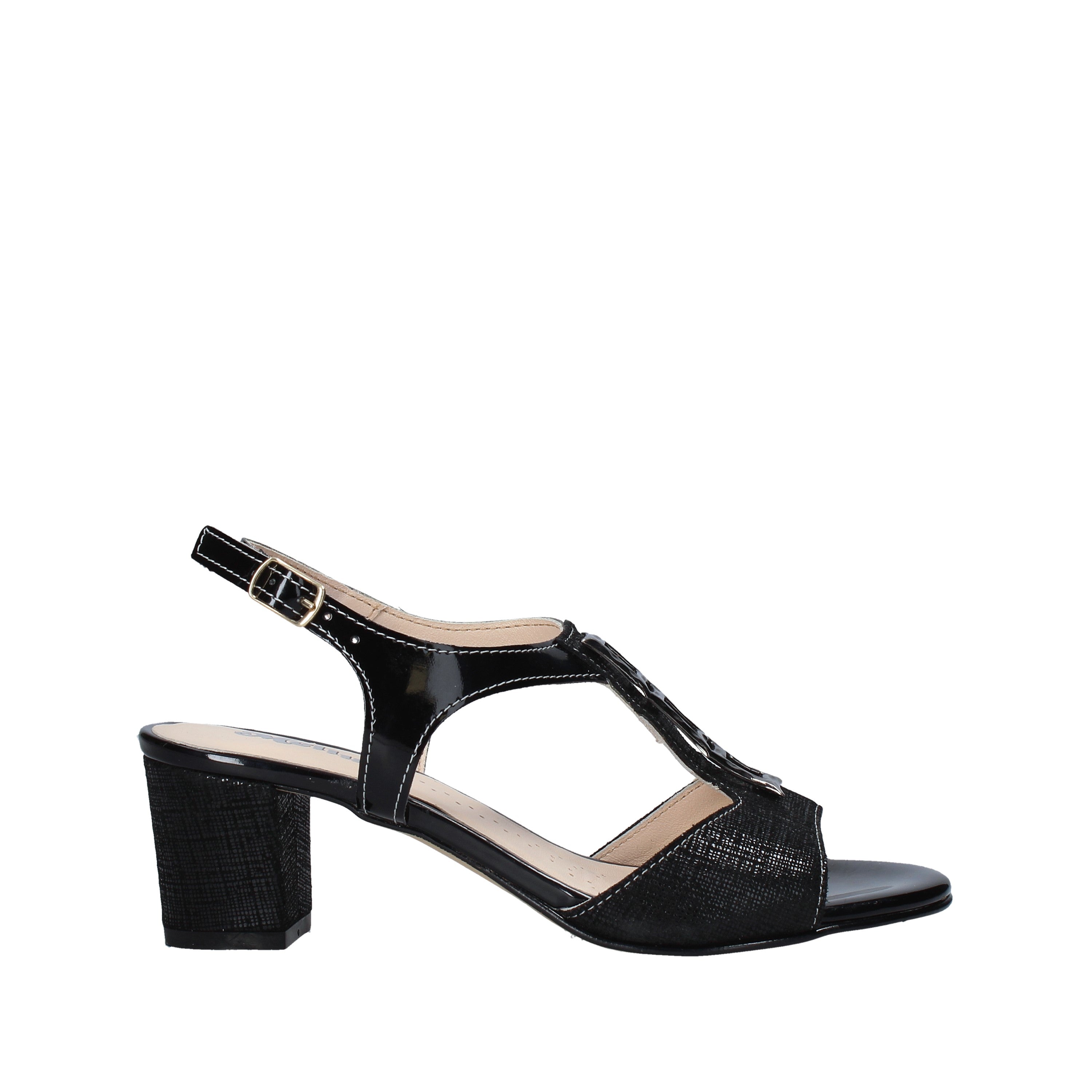 Sandali tacco Nero Melluso