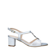 Sandali tacco Argento Melluso