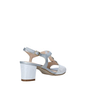 Sandali tacco Argento Melluso