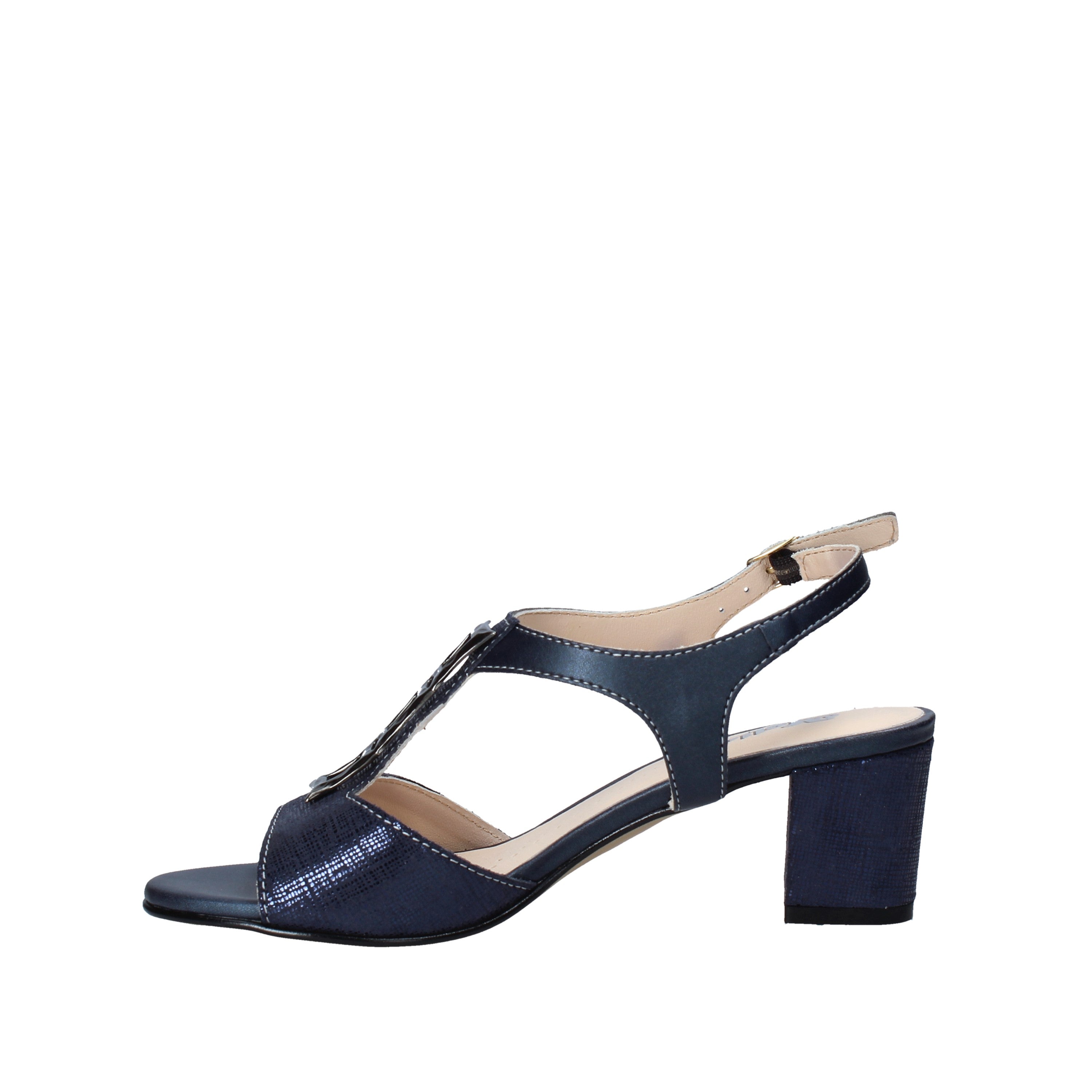 Sandali tacco Blu Melluso