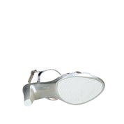 Sandali tacco Argentato Melluso