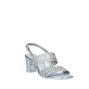 Sandali tacco Argentato Melluso