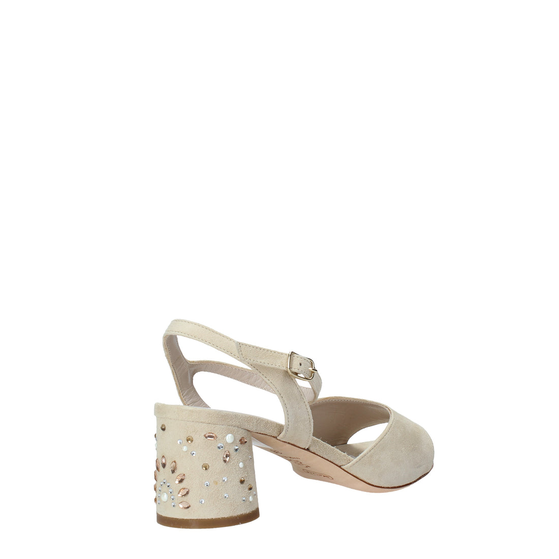 Sandali tacco Beige Melluso