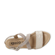 Sandali zeppa Beige Igi&co