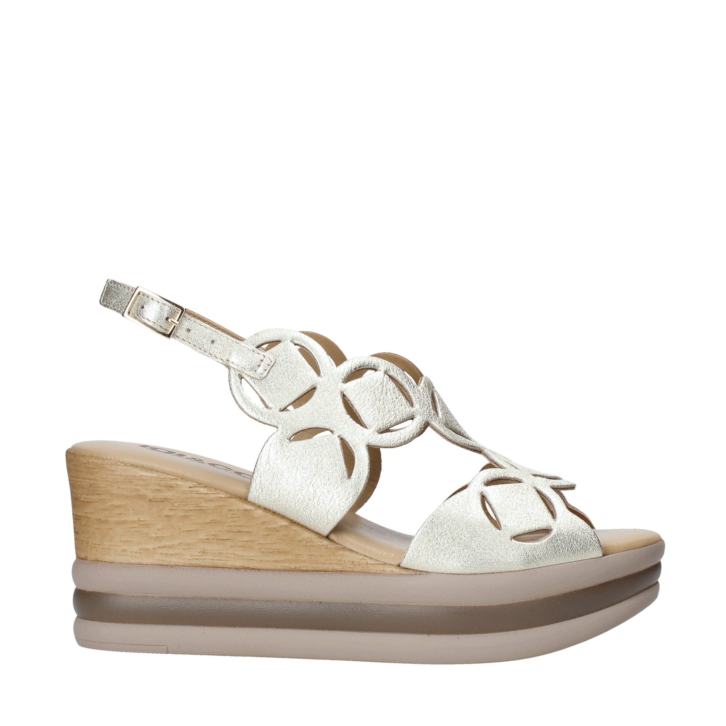 Sandali zeppa Dorato Igi&co