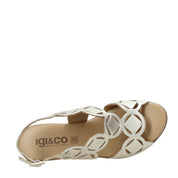 Sandali zeppa Dorato Igi&co