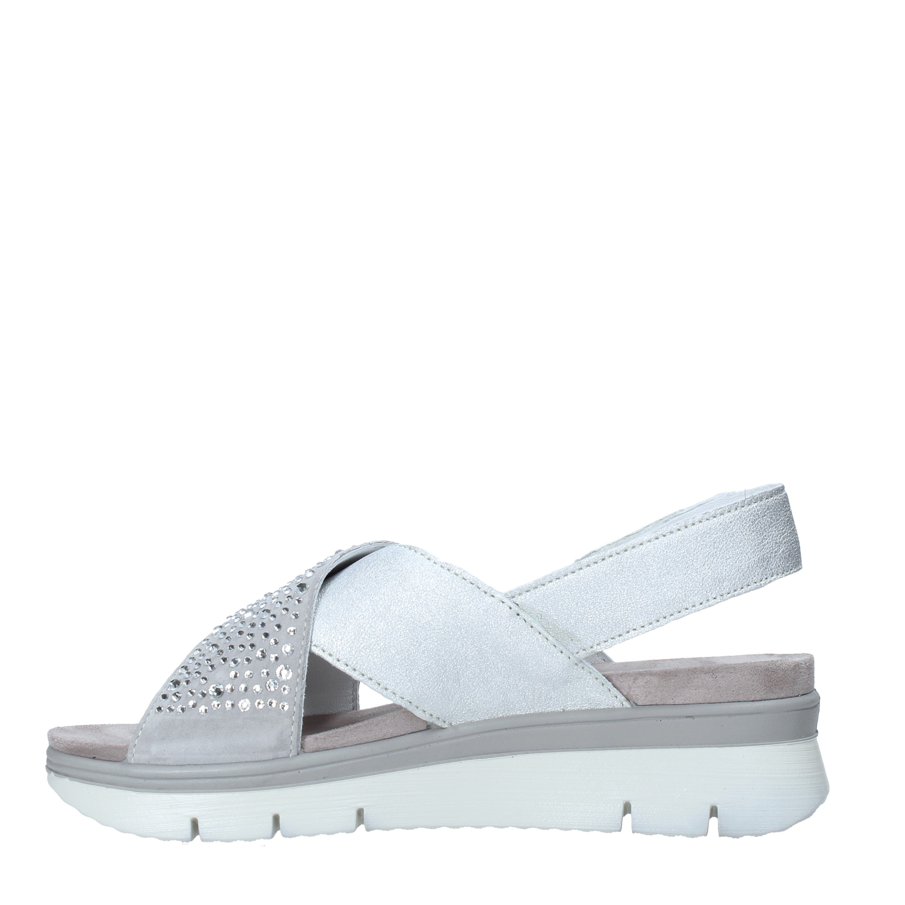 Sandali zeppa Grigio Enval