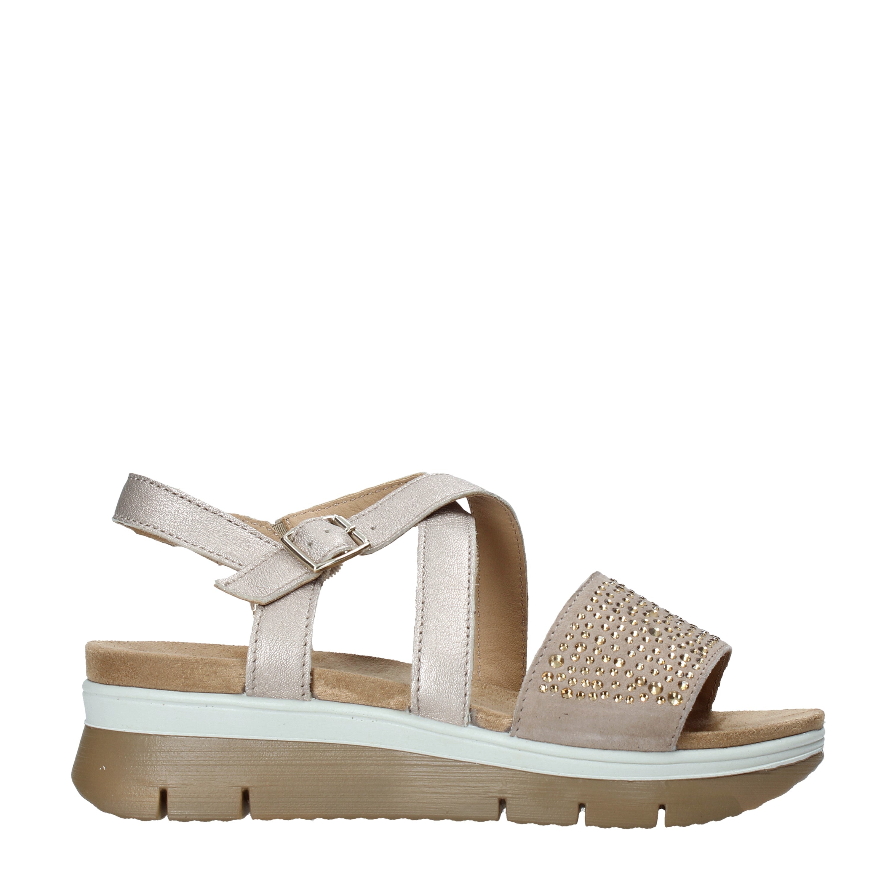 Sandali zeppa Marrone Enval