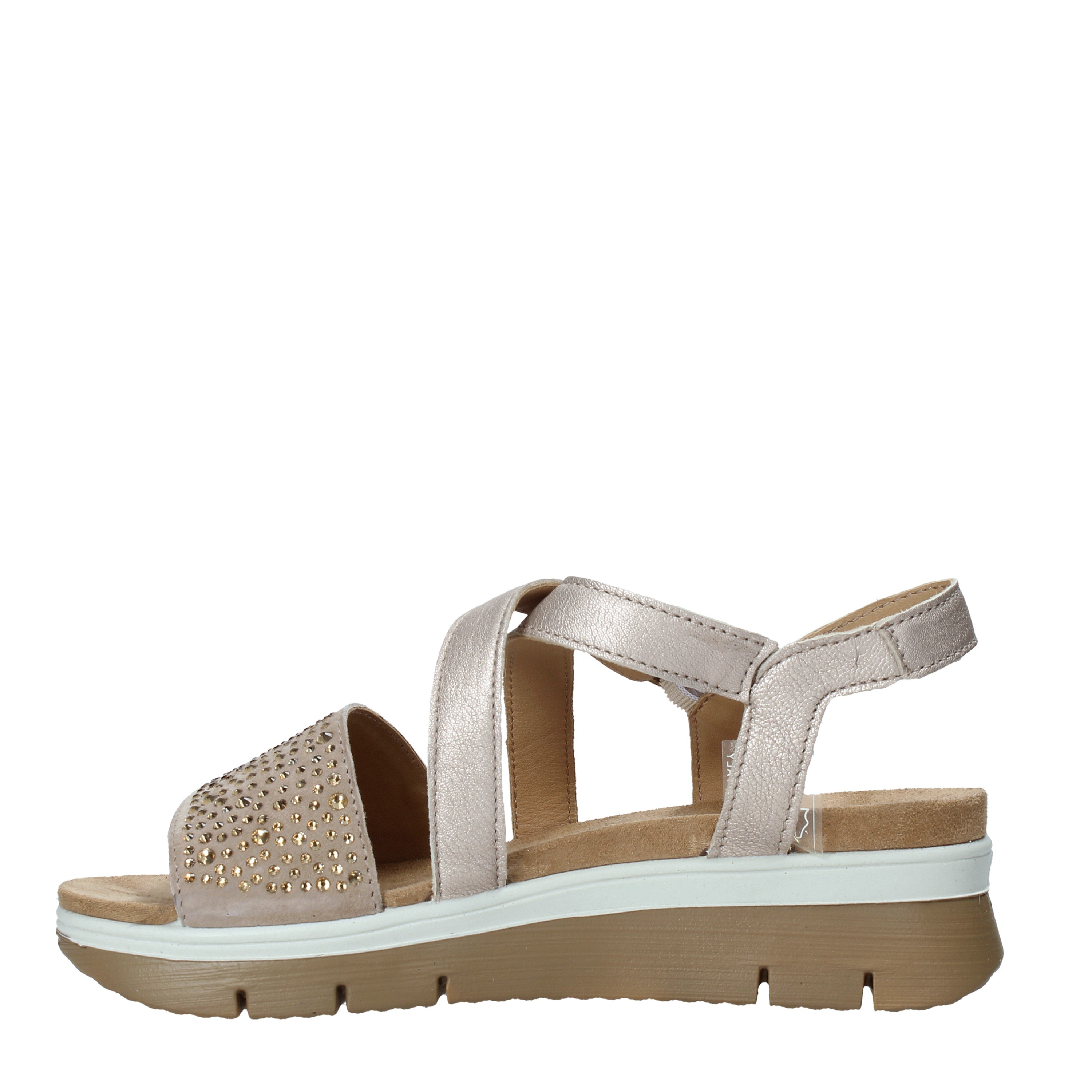 Sandali zeppa Marrone Enval