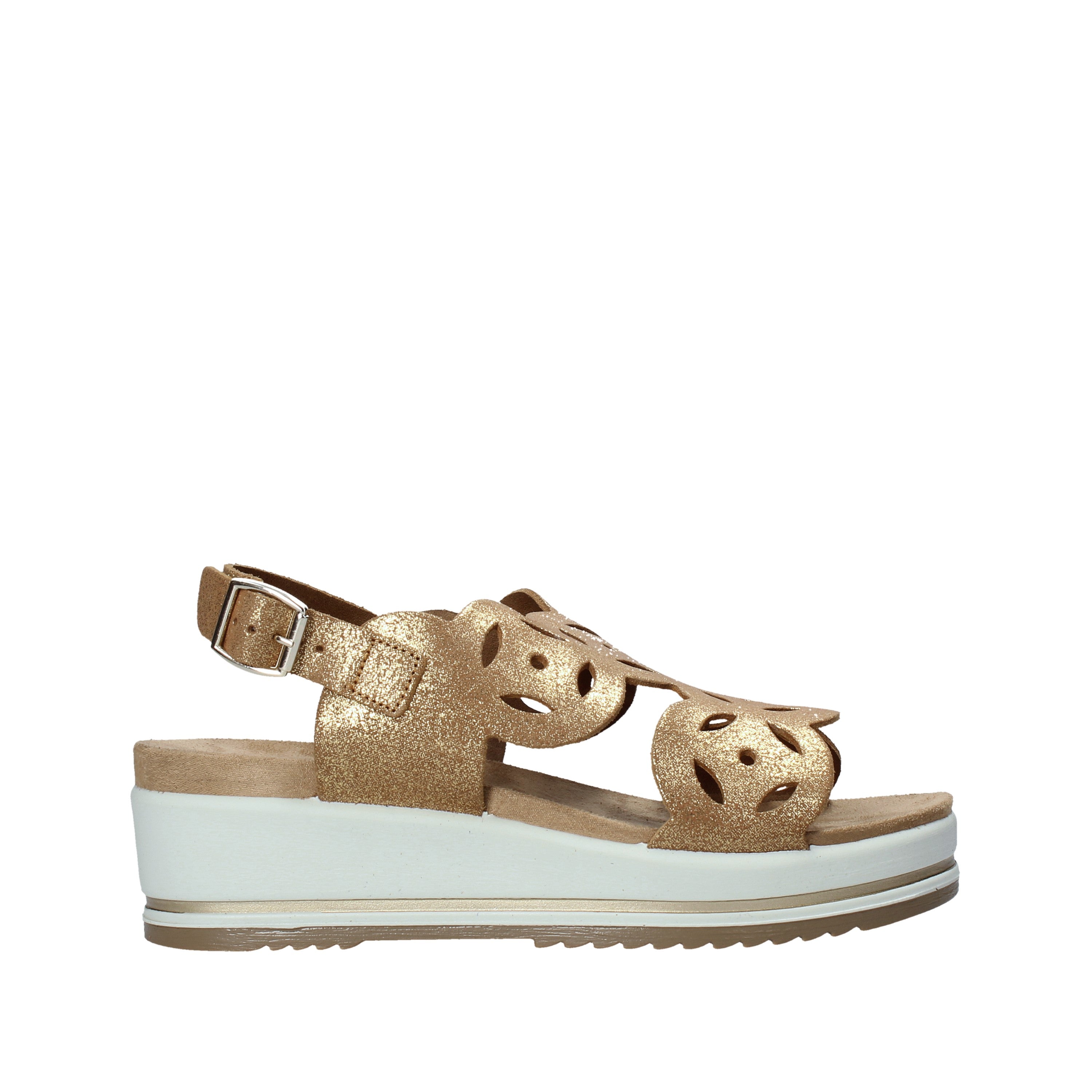 Sandali zeppa Marrone Enval