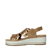 Sandali zeppa Marrone Enval