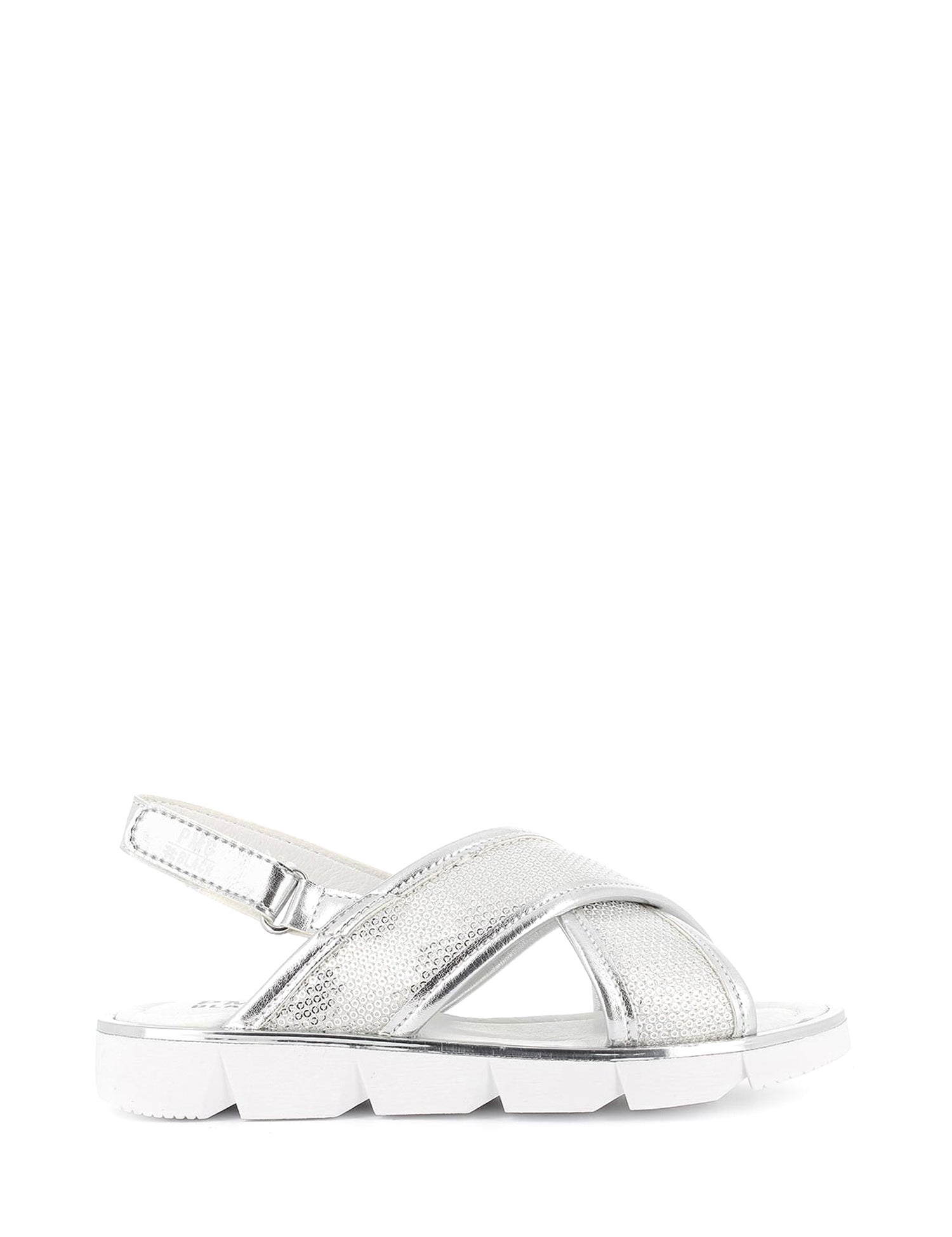Sandali con strappi Argentato Primigi