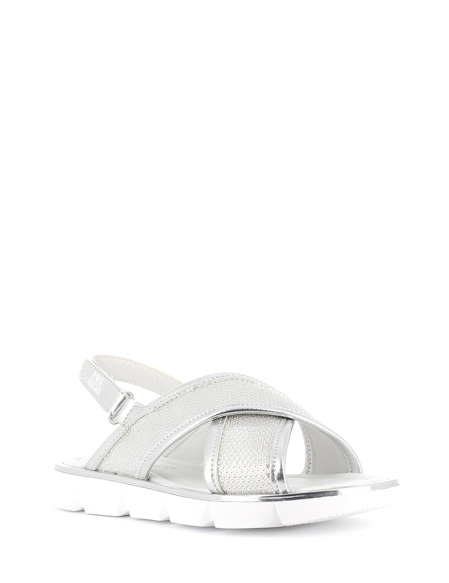 Sandali con strappi Argentato Primigi