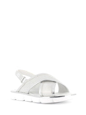 Sandali con strappi Argentato Primigi