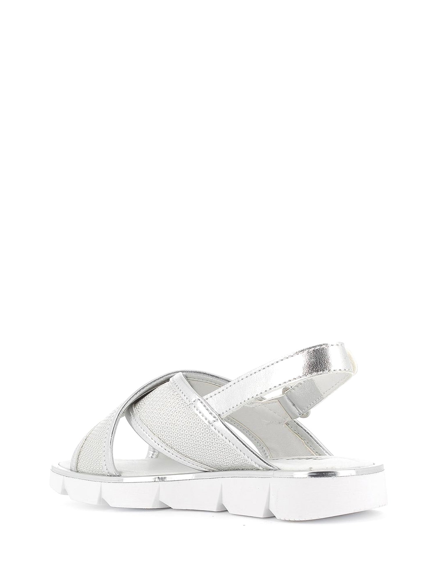 Sandali con strappi Argentato Primigi