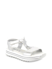 Sandali con strappi Argentato Primigi