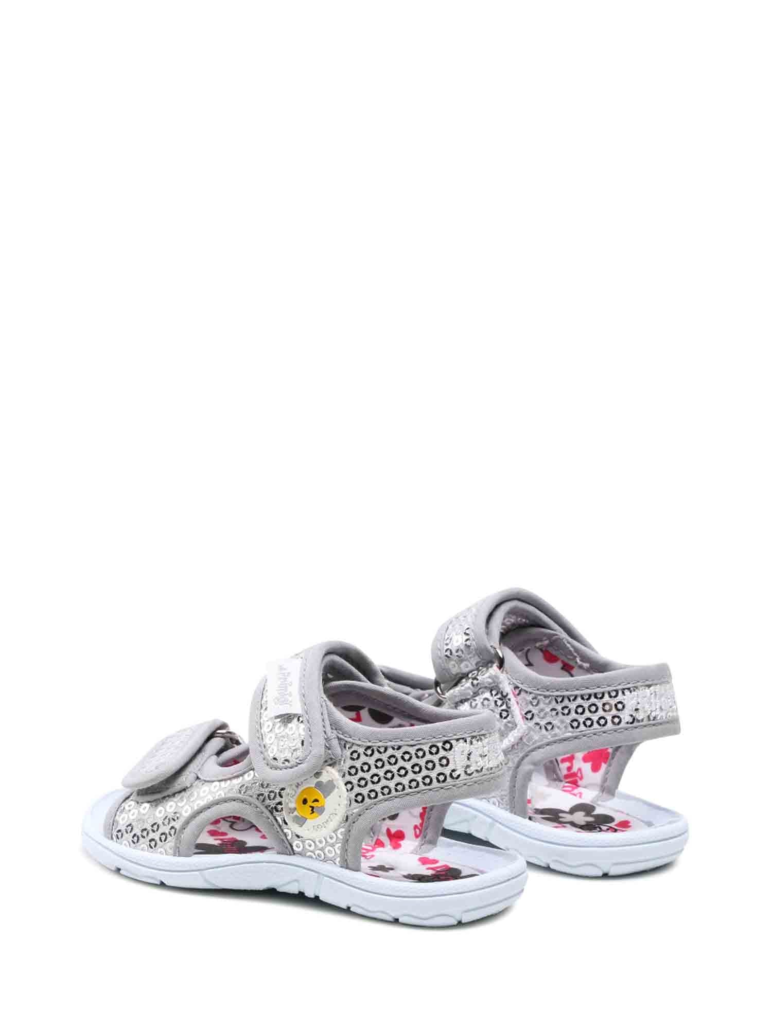 Sandali con strappi Argentato Primigi